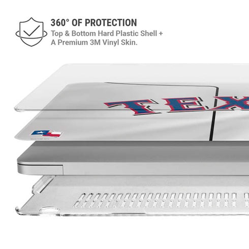 MLB Texas Rangers Home Jersey MacBook Air 13in M1 (2021) Case plus Skin