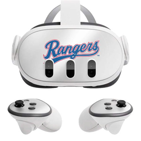 MLB Texas Rangers Home Jersey Meta Quest 3 Skin