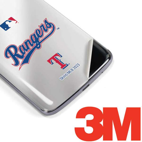 MLB Texas Rangers Home Jersey Moto E5 Plus Skin