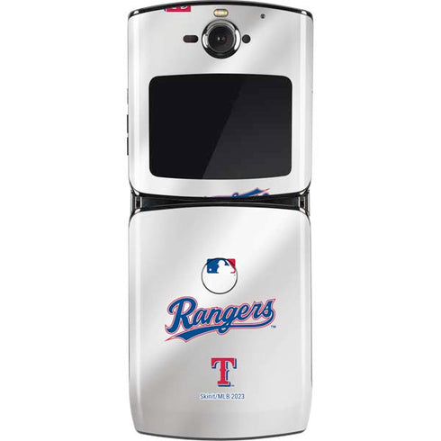 MLB Texas Rangers Home Jersey Motorola RAZR Skin