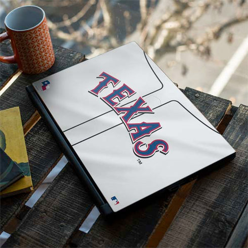 MLB Texas Rangers Home Jersey MSI GS65 Stealth Laptop Skin