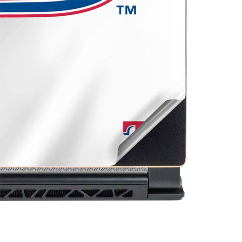 MLB Texas Rangers Home Jersey MSI GS65 Stealth Laptop Skin
