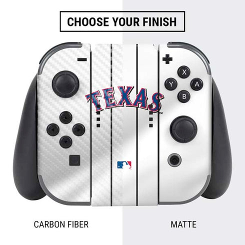 MLB Texas Rangers Home Jersey Nintendo Switch Bundle Skin