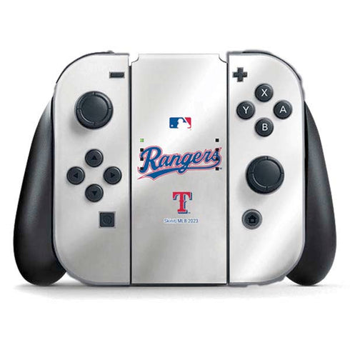 MLB Texas Rangers Home Jersey Nintendo Switch (2017-2021) Joy-Con Controller Skin