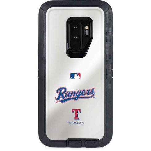 MLB Texas Rangers Home Jersey Otterbox Defender Galaxy Skin
