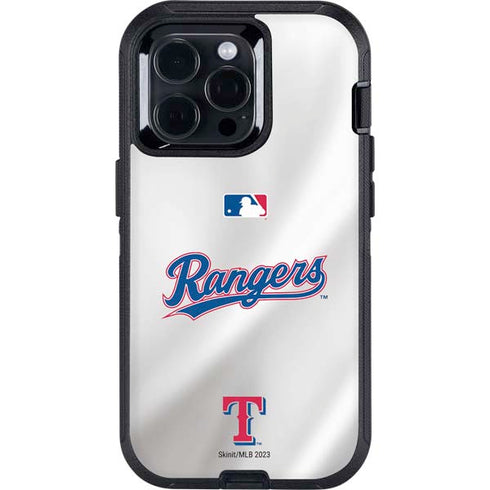 MLB Texas Rangers Home Jersey Otterbox Defender iPhone Skin