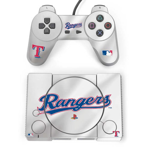 MLB Texas Rangers Home Jersey PlayStation Classic Bundle Skin