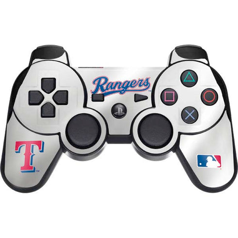 MLB Texas Rangers Home Jersey PS3 Dual Shock wireless controller Skin