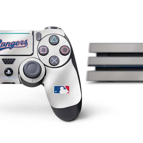 MLB Texas Rangers Home Jersey PS4 Pro Bundle Skin