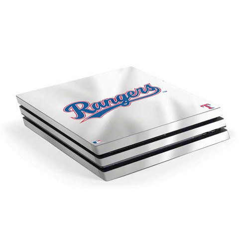 MLB Texas Rangers Home Jersey PS4 Pro Console Skin