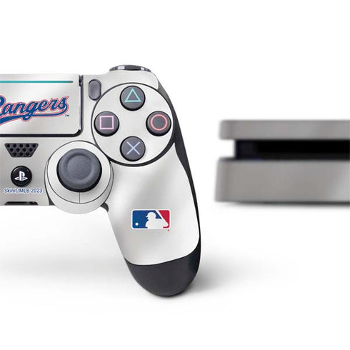 MLB Texas Rangers Home Jersey PS4 Slim Bundle Skin