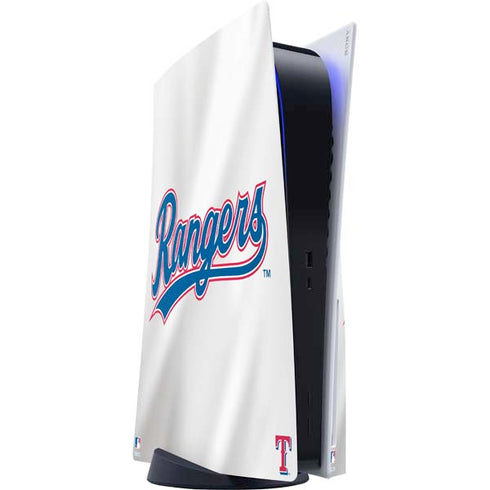MLB Texas Rangers Home Jersey PS5 Console Skin