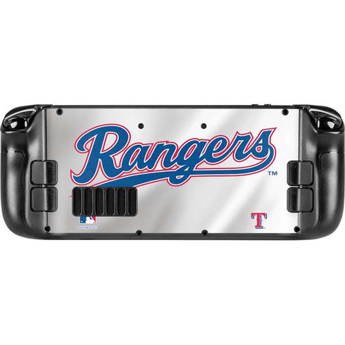 MLB Texas Rangers Home Jersey Steam Deck Handheld Gaming Computer Skin