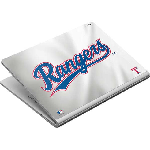 MLB Texas Rangers Home Jersey Surface Book Skin