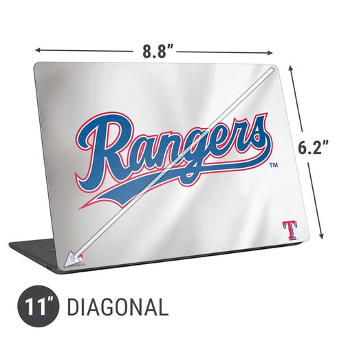MLB Texas Rangers Home Jersey Universal Laptop 11in (8.8 x 6.2in) Skin