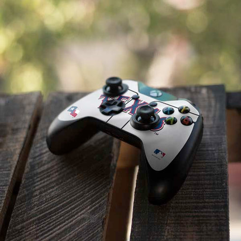 MLB Texas Rangers Home Jersey Xbox One Controller Skin
