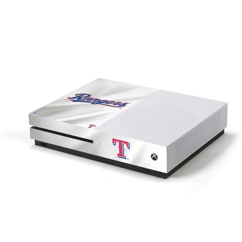 MLB Texas Rangers Home Jersey Xbox One S Console Skin