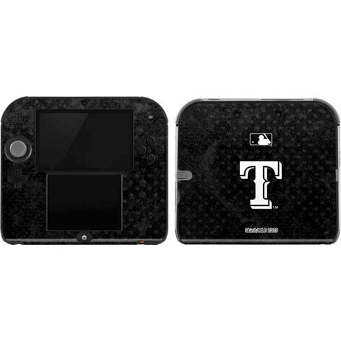 MLB Texas Rangers Jays Dark Wash Nintendo 2DS Skin