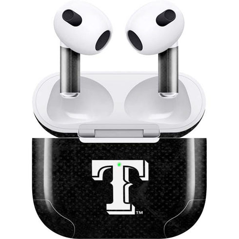 MLB Texas Rangers Jays Dark Wash Apple AirPods (3rd Gen 2021) Skin