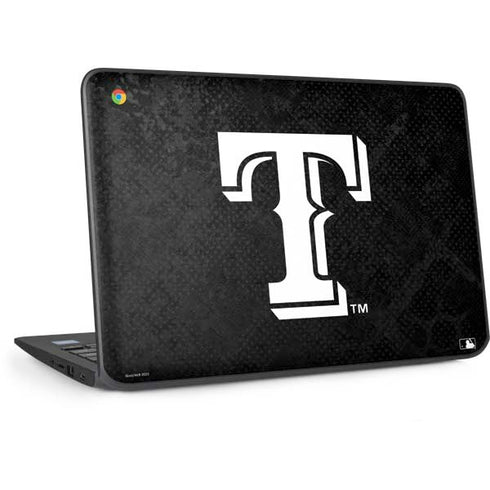 MLB Texas Rangers Jays Dark Wash HP Chromebook Skin