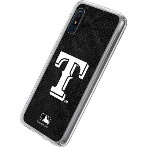 MLB Texas Rangers Jays Dark Wash Galaxy A10e Clear Case