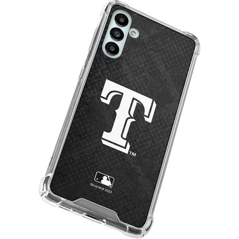 MLB Texas Rangers Jays Dark Wash Galaxy A13 5G Clear Case