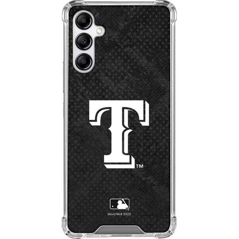 MLB Texas Rangers Jays Dark Wash Galaxy A14 5G Clear Case