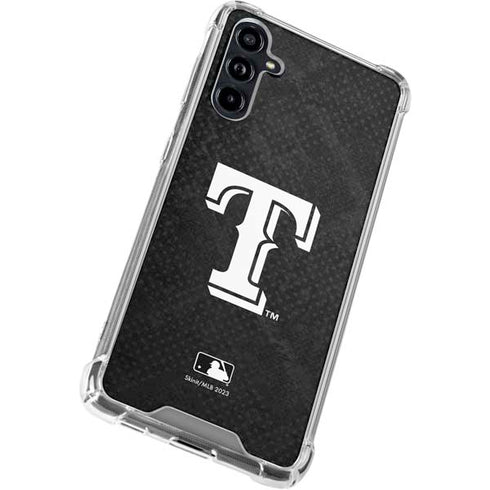 MLB Texas Rangers Jays Dark Wash Galaxy A54 5G Clear Case