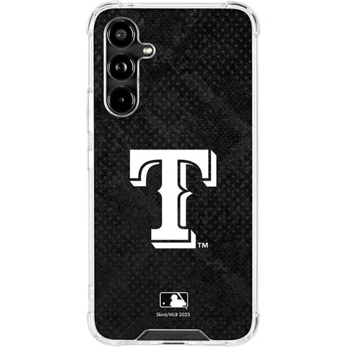 MLB Texas Rangers Jays Dark Wash Galaxy A54 5G Clear Case