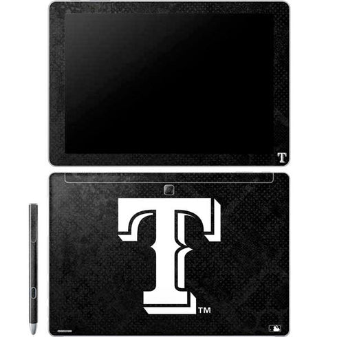 MLB Texas Rangers Jays Dark Wash Galaxy Book 12in Skin