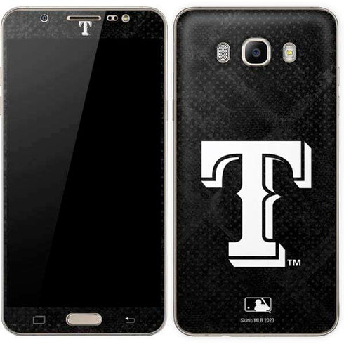 MLB Texas Rangers Jays Dark Wash Galaxy J7 Skin