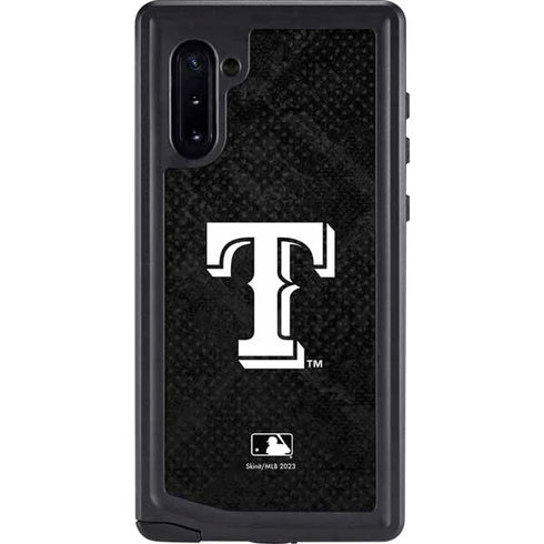 MLB Texas Rangers Jays Dark Wash Galaxy Note 10 Waterproof Case