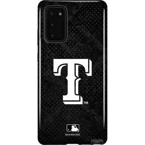 MLB Texas Rangers Jays Dark Wash Galaxy Note20 5G Pro Case