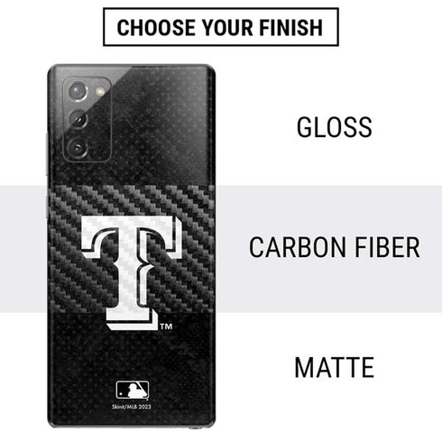 MLB Texas Rangers Jays Dark Wash Galaxy Note20 5G Skin