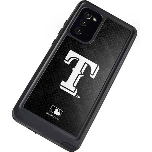 MLB Texas Rangers Jays Dark Wash Galaxy Note20 5G Waterproof Case