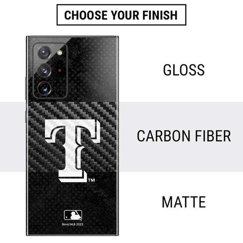 MLB Texas Rangers Jays Dark Wash Galaxy Note20 Ultra 5G Skin