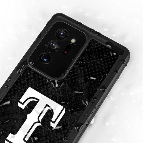 MLB Texas Rangers Jays Dark Wash Galaxy Note20 Ultra 5G Waterproof Case