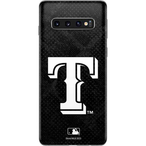 MLB Texas Rangers Jays Dark Wash Galaxy S10 Skin