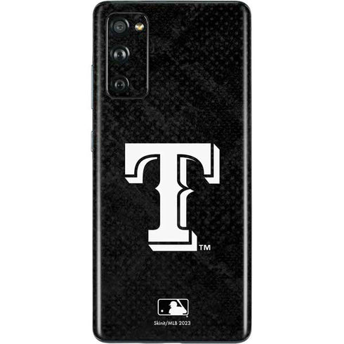 MLB Texas Rangers Jays Dark Wash Galaxy S20 Fan Edition Skin
