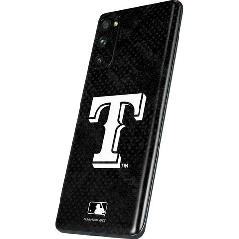 MLB Texas Rangers Jays Dark Wash Galaxy S20 Fan Edition Skin