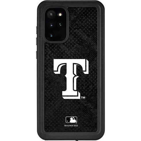 MLB Texas Rangers Jays Dark Wash Galaxy S20 Plus Waterproof Case
