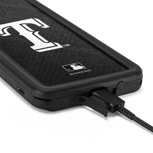 MLB Texas Rangers Jays Dark Wash Galaxy S20 Plus Waterproof Case