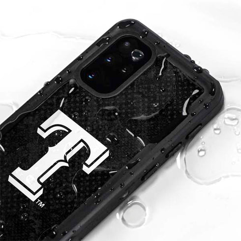 MLB Texas Rangers Jays Dark Wash Galaxy S20 Plus Waterproof Case