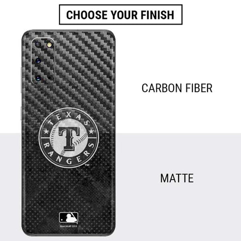 MLB Texas Rangers Jays Dark Wash Galaxy S20 Skin