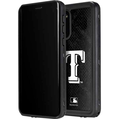 MLB Texas Rangers Jays Dark Wash Galaxy S20 Waterproof Case