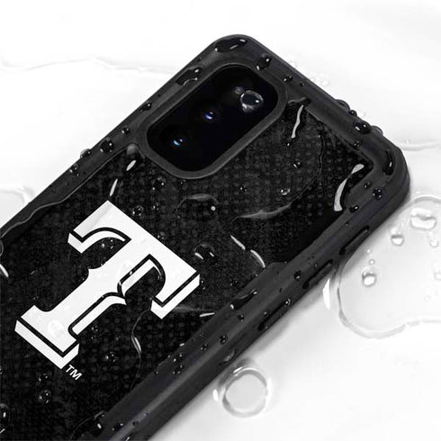 MLB Texas Rangers Jays Dark Wash Galaxy S20 Waterproof Case