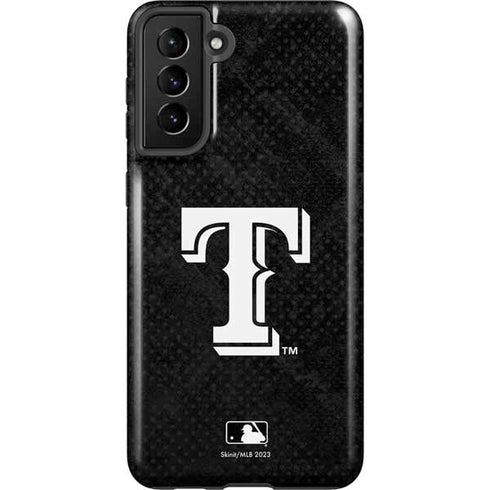 MLB Texas Rangers Jays Dark Wash Galaxy S21 FE Pro Case