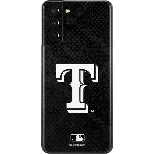 MLB Texas Rangers Jays Dark Wash Galaxy S21 Plus 5G Skin