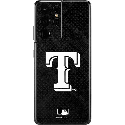 MLB Texas Rangers Jays Dark Wash Galaxy S21 Ultra 5G Skin
