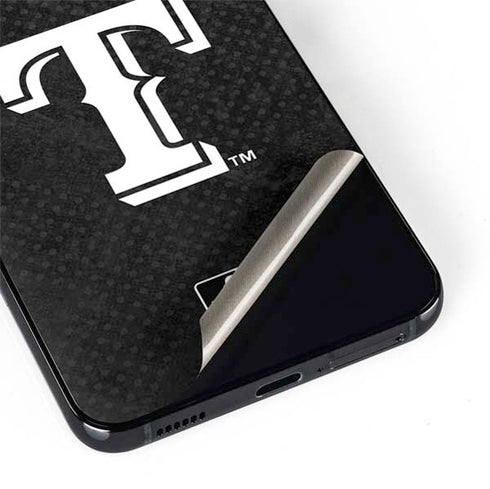 MLB Texas Rangers Jays Dark Wash Galaxy S22 Plus Skin